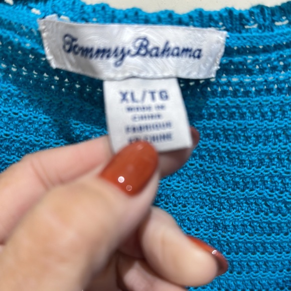 Tommy Bahama linen and cotton sweater. Never worn. - Picture 2 of 7